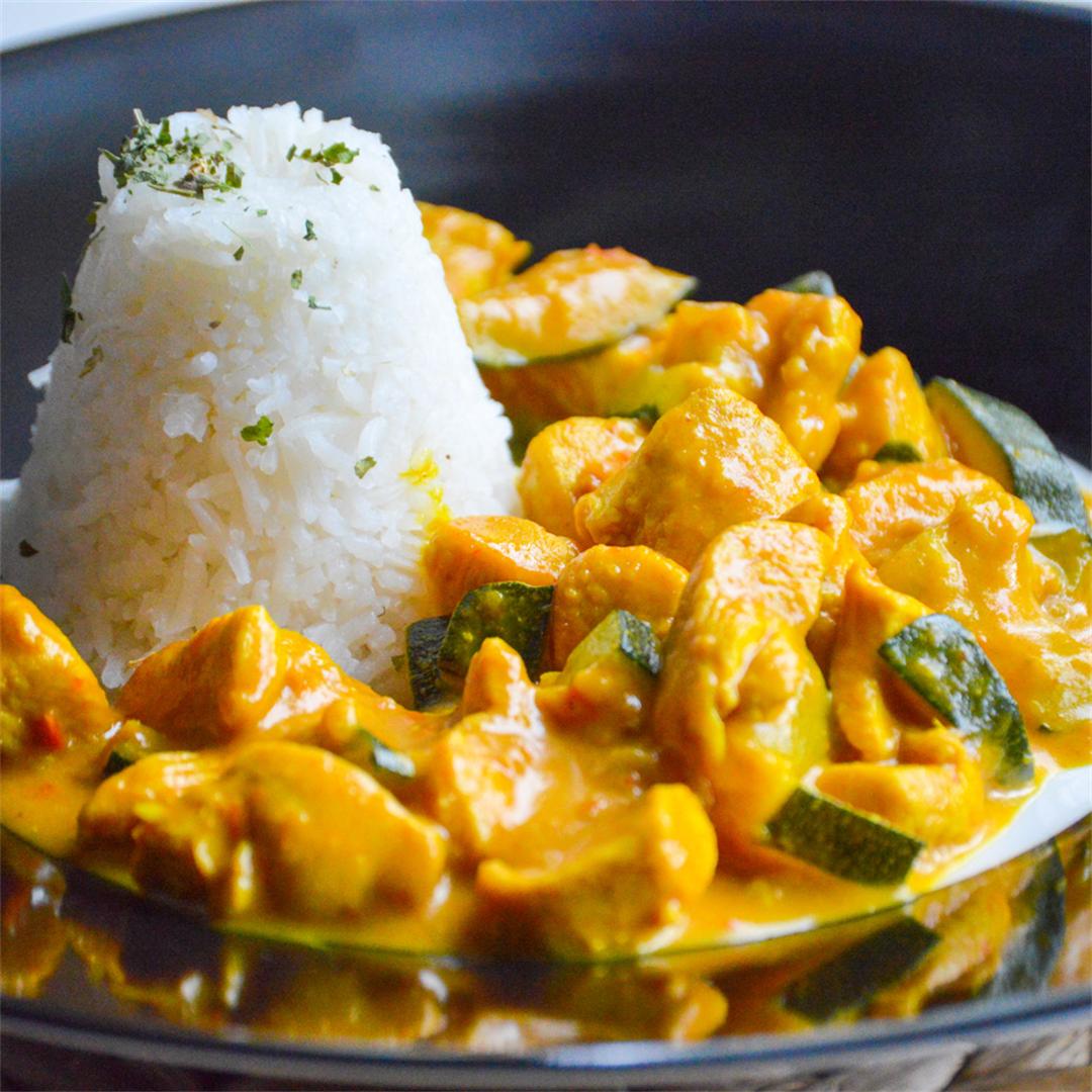 Sweet & Spicy Coconut Chicken Curry