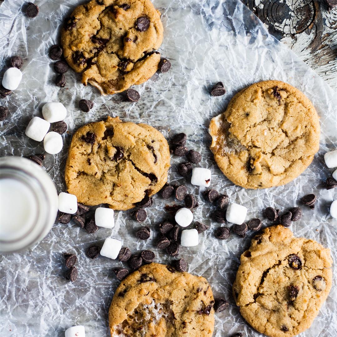 Chocolate Chip & Marshmallow Cookies