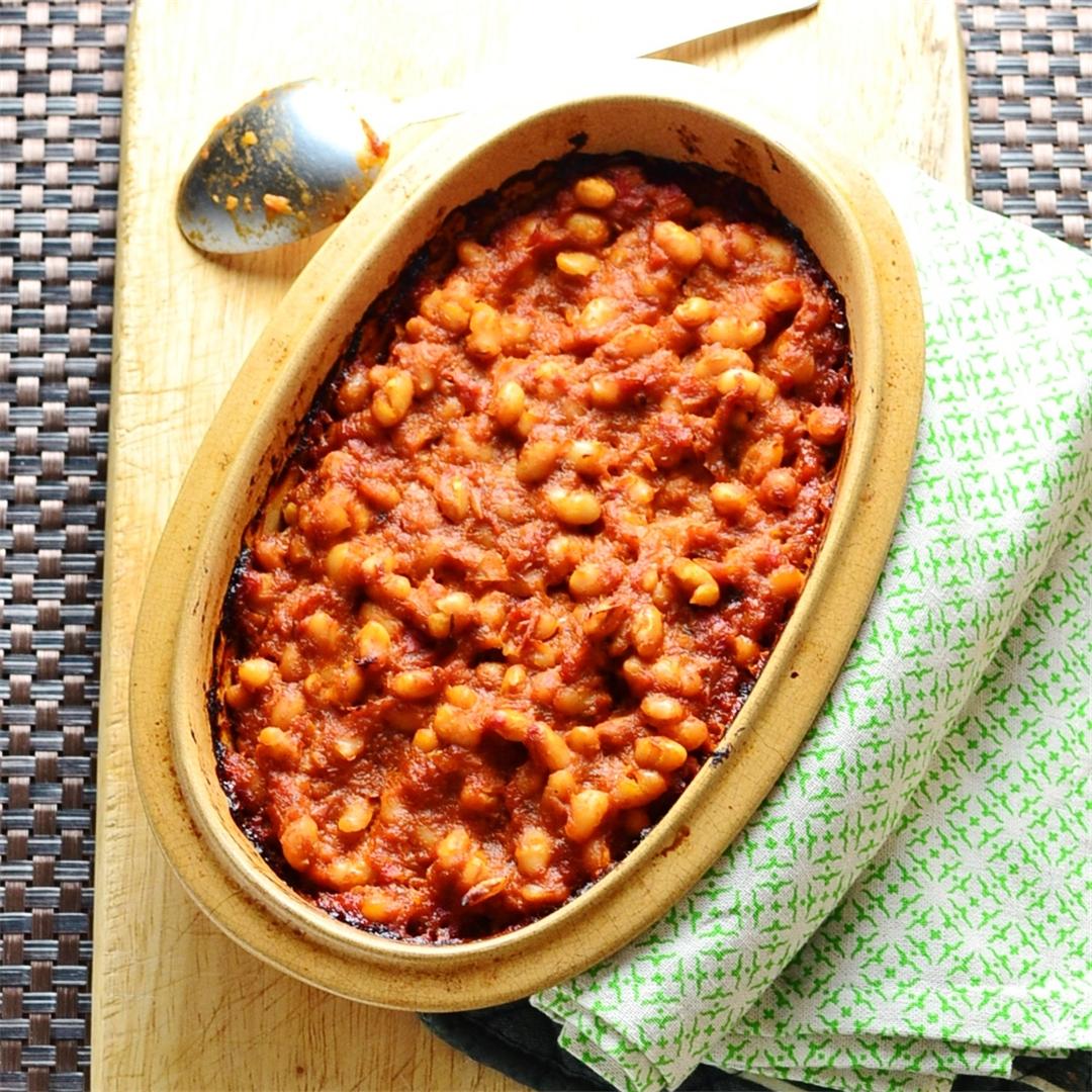 Easy Spicy Baked Beans