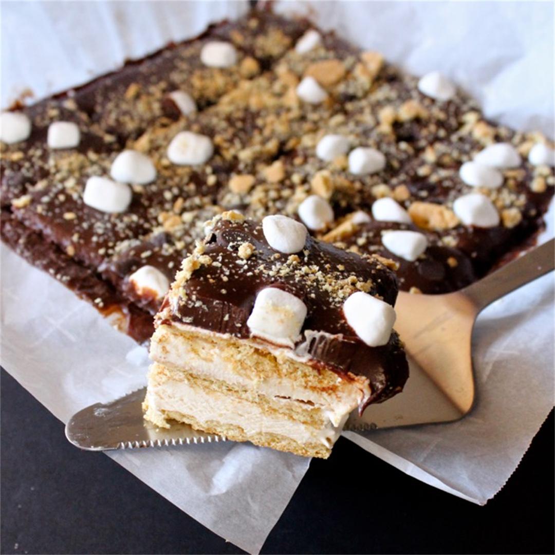 Peanut Butter S’mores Icebox Cake