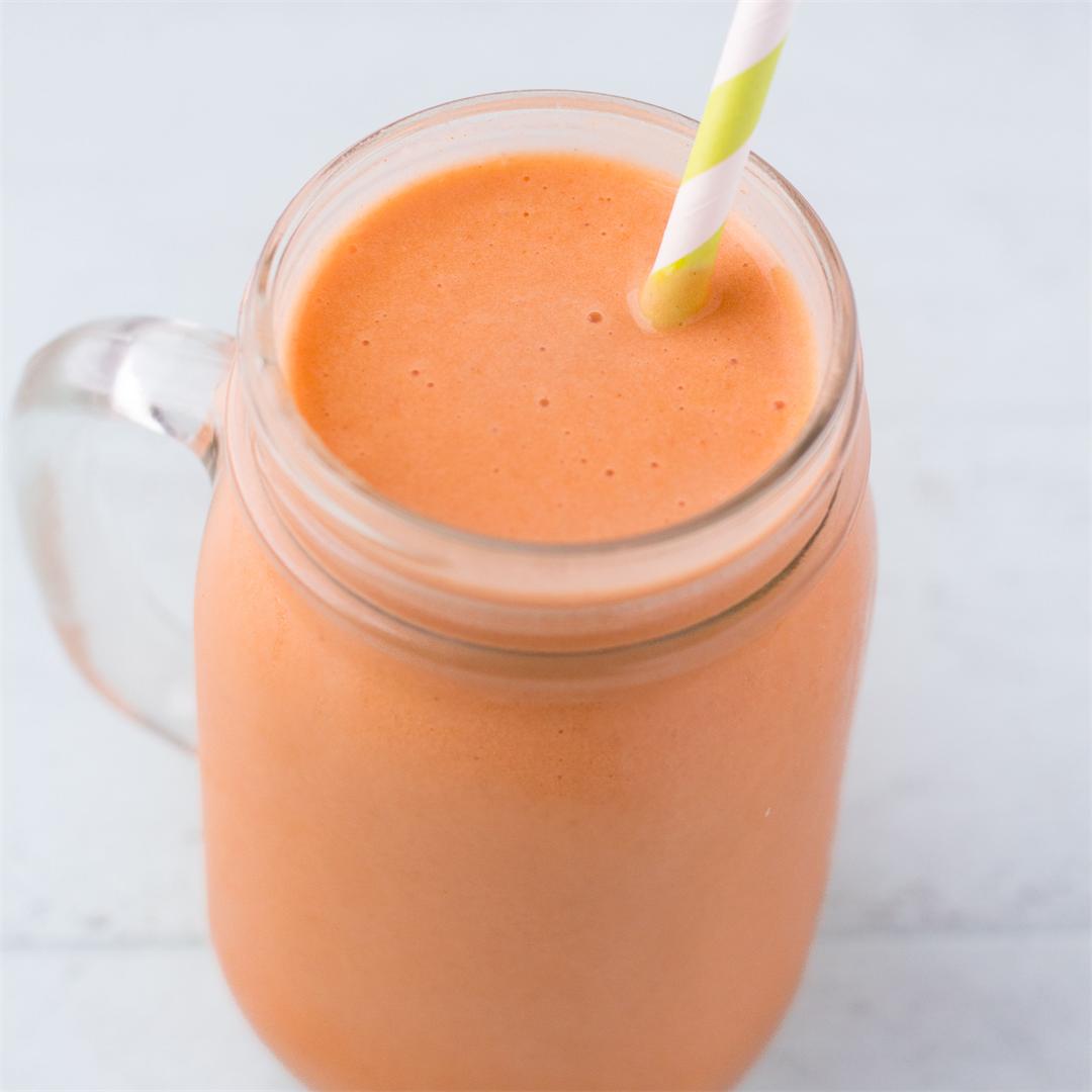 Tropical Carrot Protein Smoothie