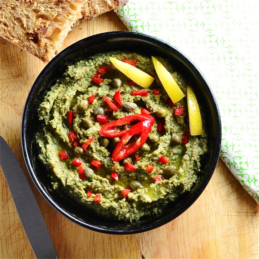 Kale Dip with Peanut Butter