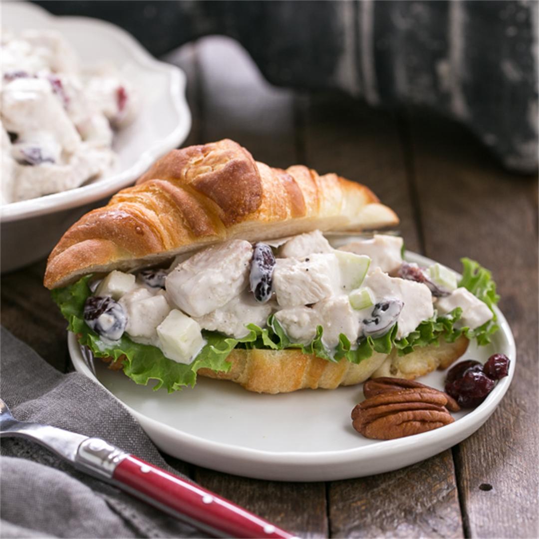 Cranberry Pecan Chicken Salad for a Crowd