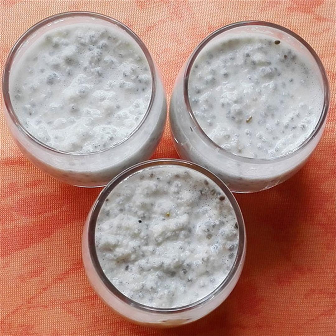 Almond Milk And Chia Pudding
