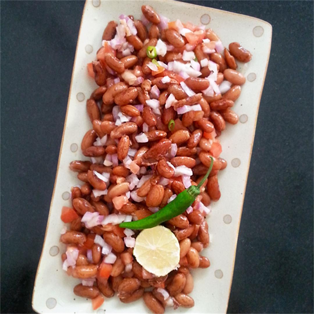 Rajma Chaat: Kidney Bean Salad