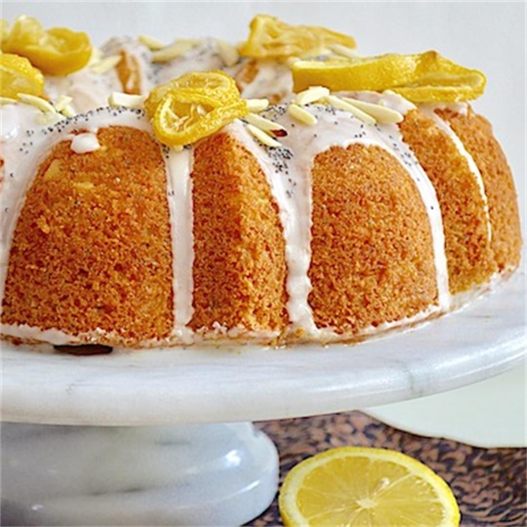Lemon Poppy Seed Drizzle Cake
