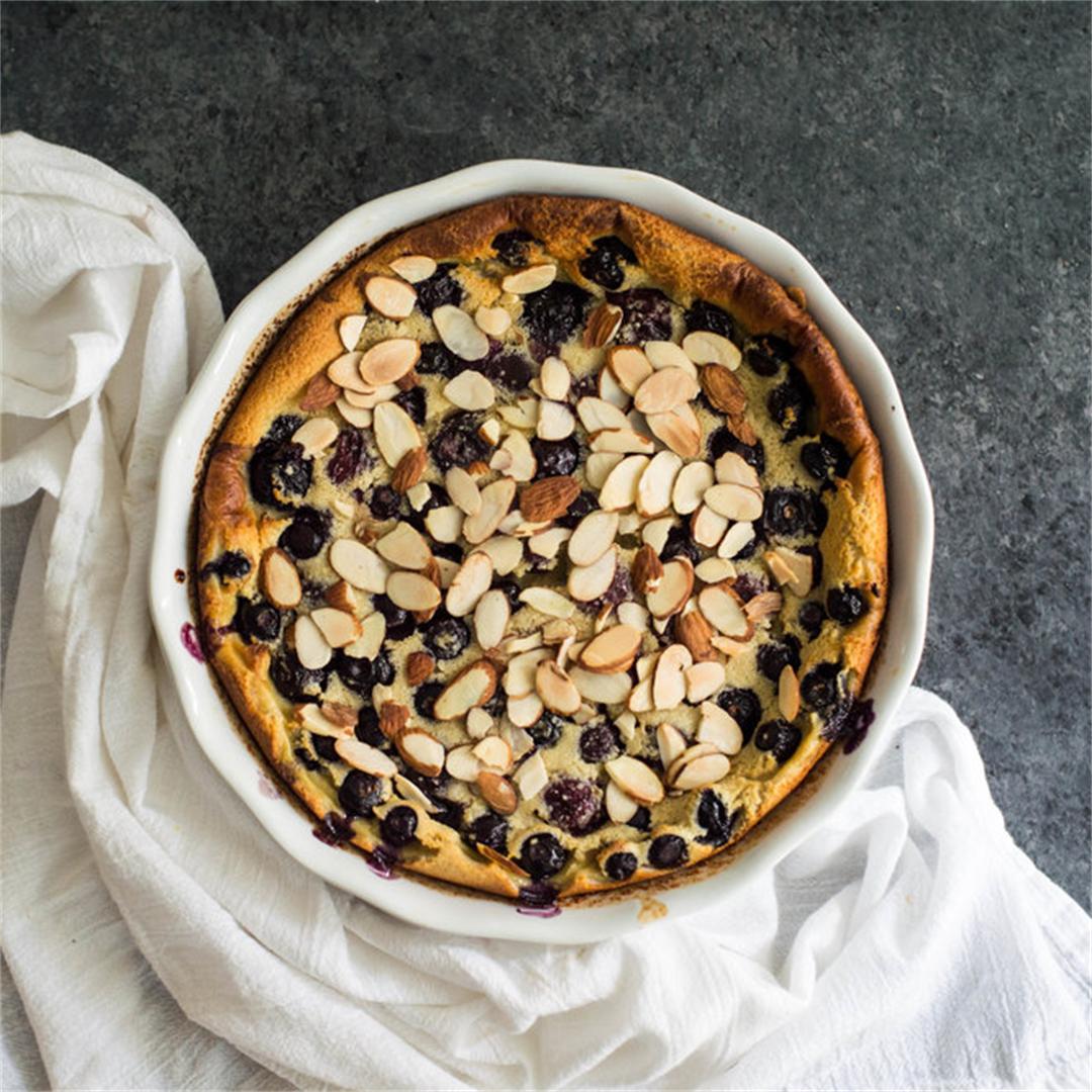 Cherry, Coconut and Almond Clafoutis