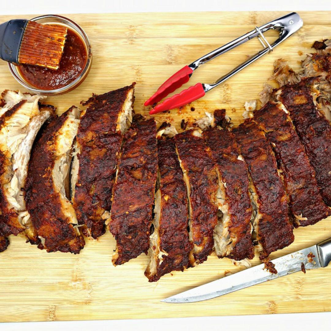 Oven-Baked Fall Off the Bone BBQ Paleo Ribs