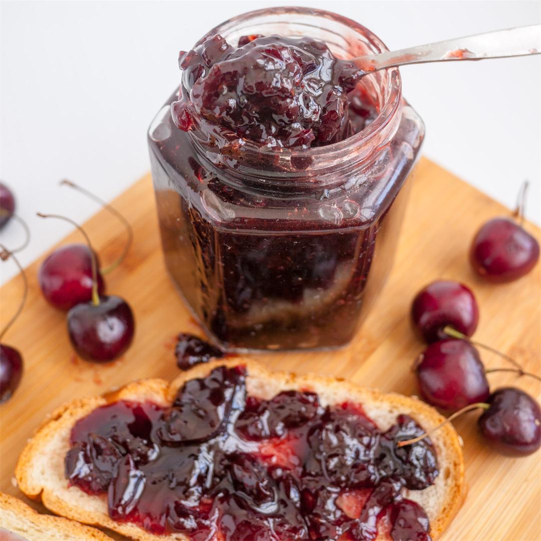 Homemade Cherry jam without Pectin