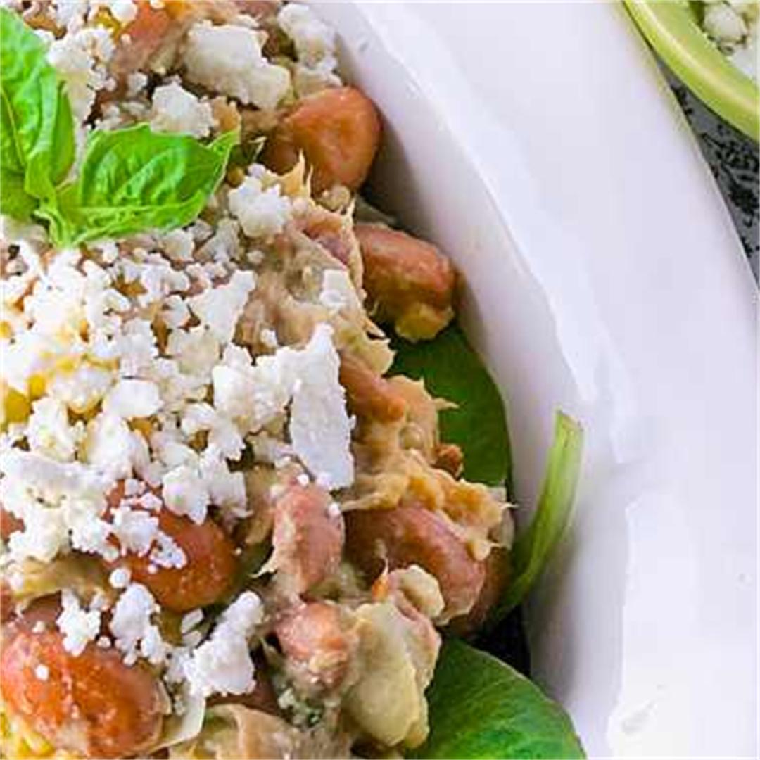 Healthy Mediterranean Tuna Avocado Salad