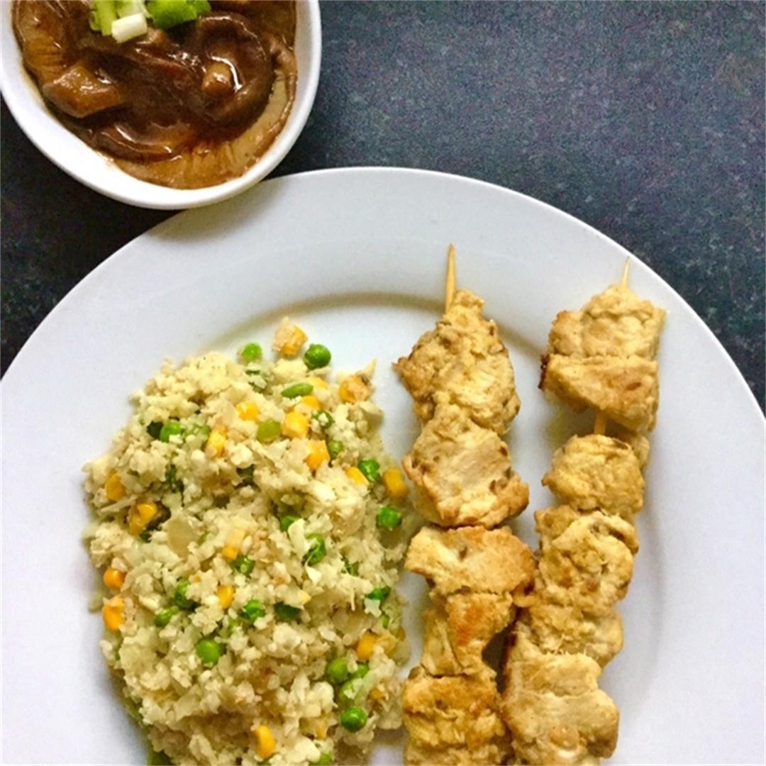 15 Minute Chinese Stir Fry Paleo Rice & Chicken