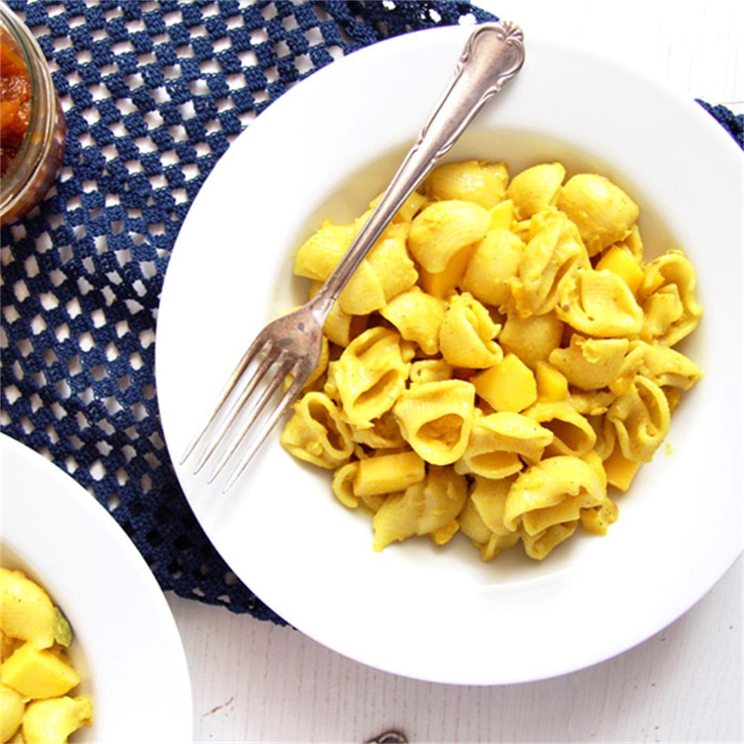 Noodles with Coconut Turmeric Sauce