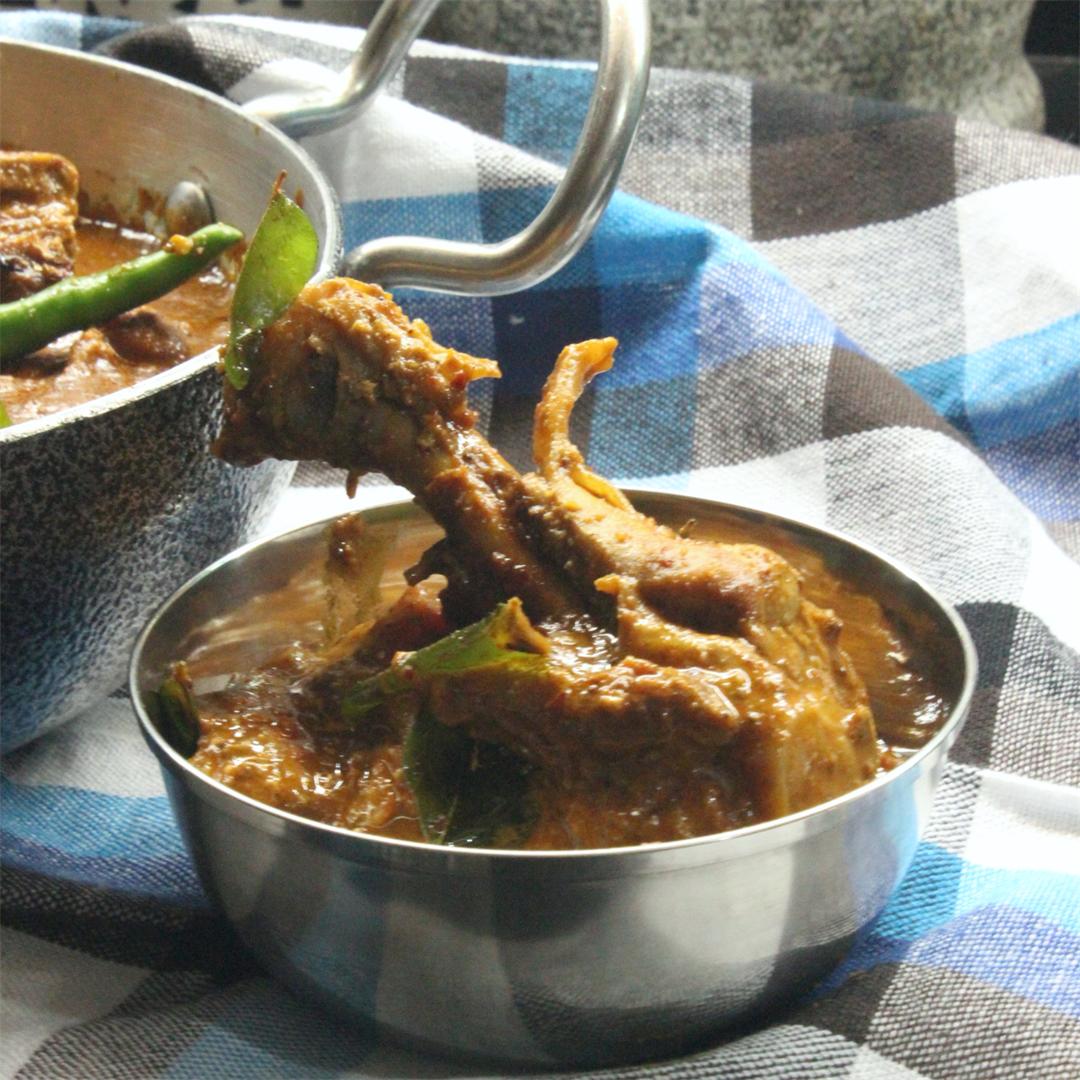 Andhra Style Chicken Curry from India