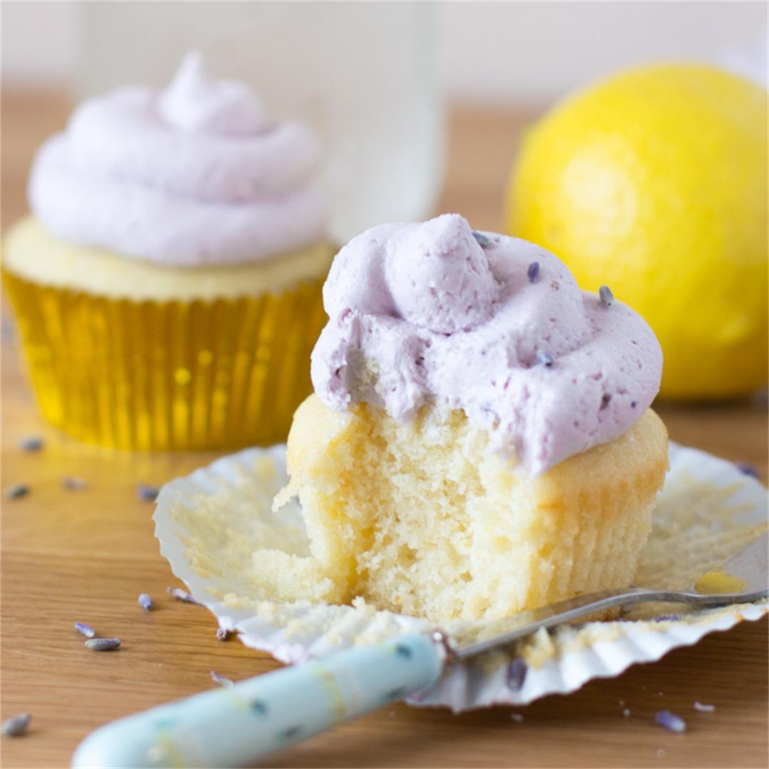 Lemon Lavender Cupcakes