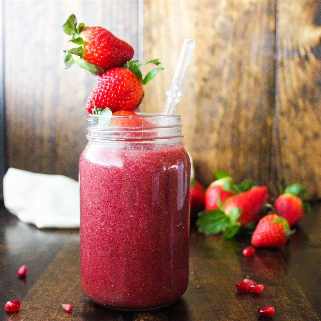 Mixed berry smoothie ( vegan, gluten free)