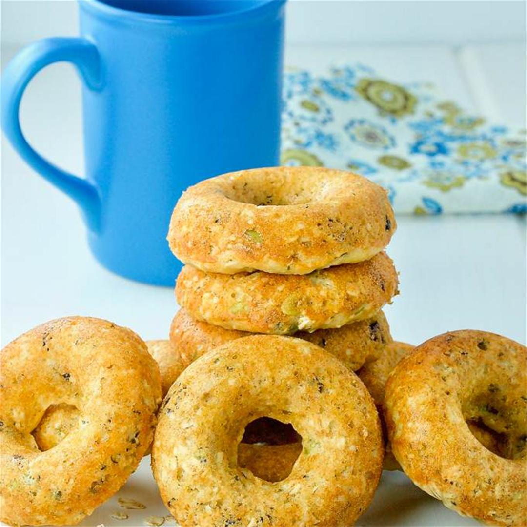 Baked Oatmeal Donuts For Breakfast