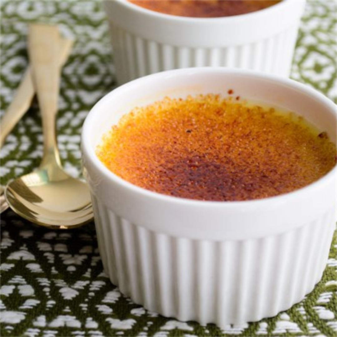 Creme brulee with an exotic twist, the Jamaican ackee fruit!
