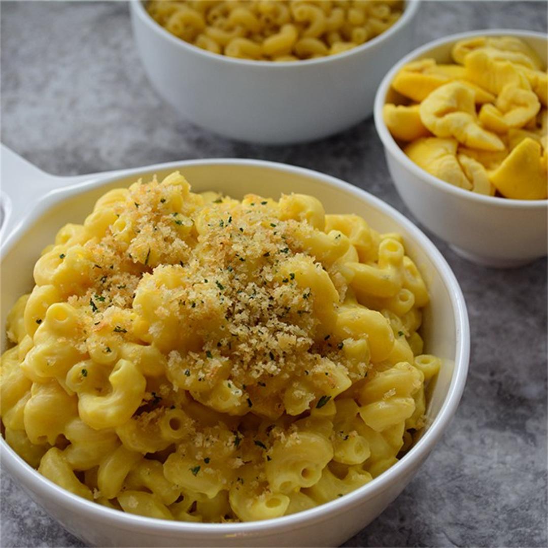 Ackees make the ultimate nut and soy free vegan mac and cheese