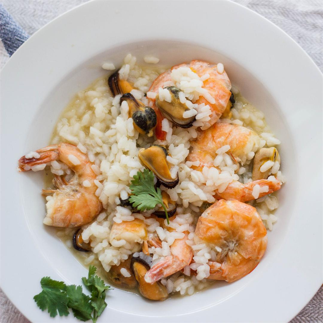Shrimp and Clam Risotto