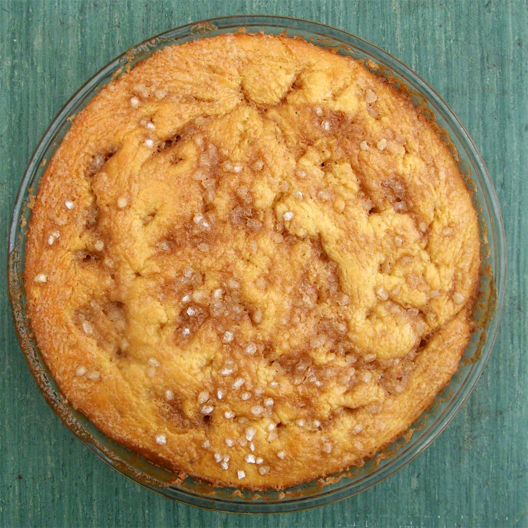 Tarte au Sucre (Sugar Tart) is a recipe from Northern France