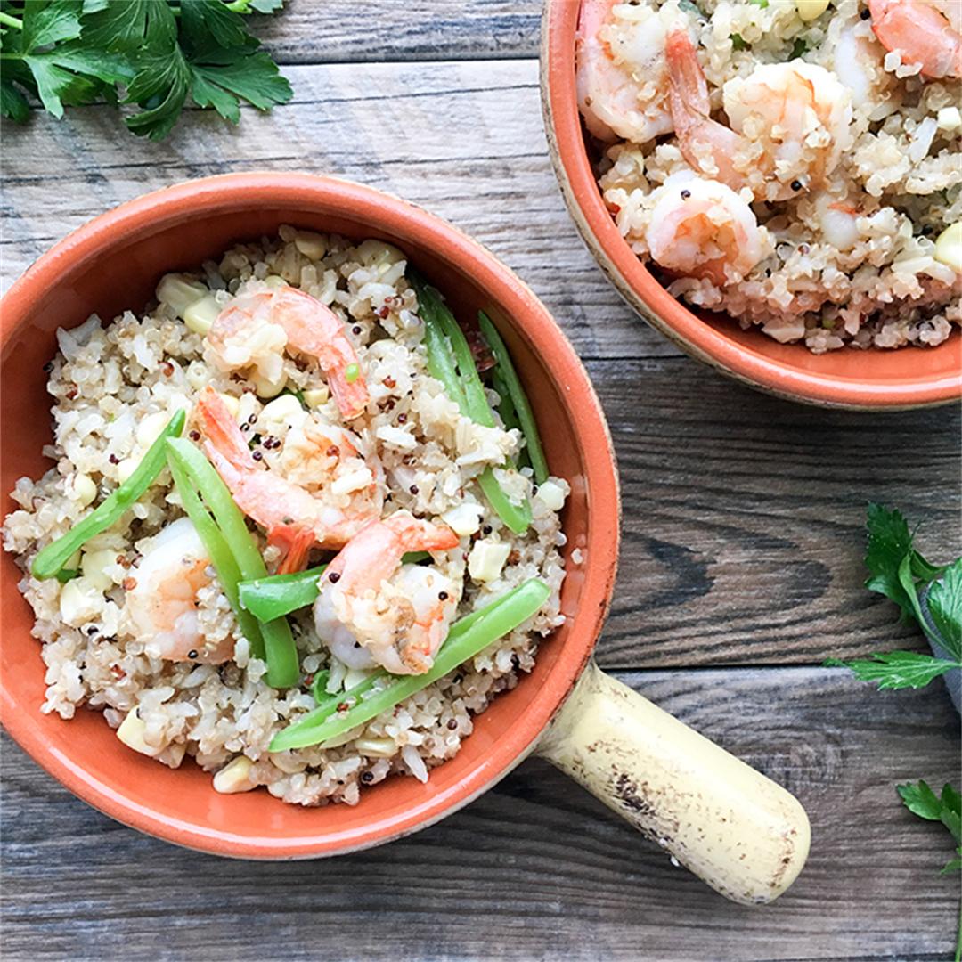 Shrimp Vegetable Quinoa Bowl