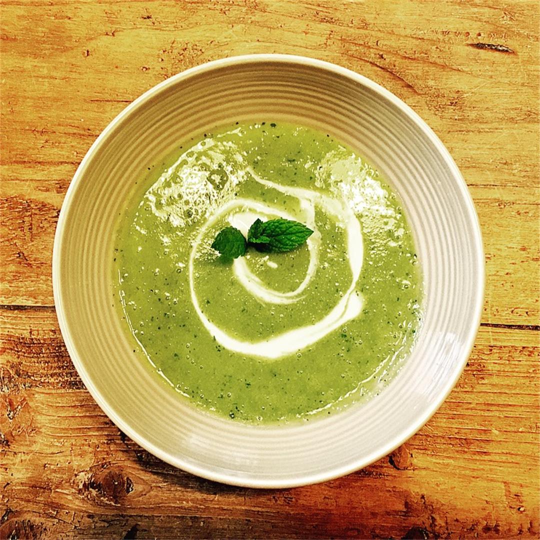 Classic Pea and Mint Soup