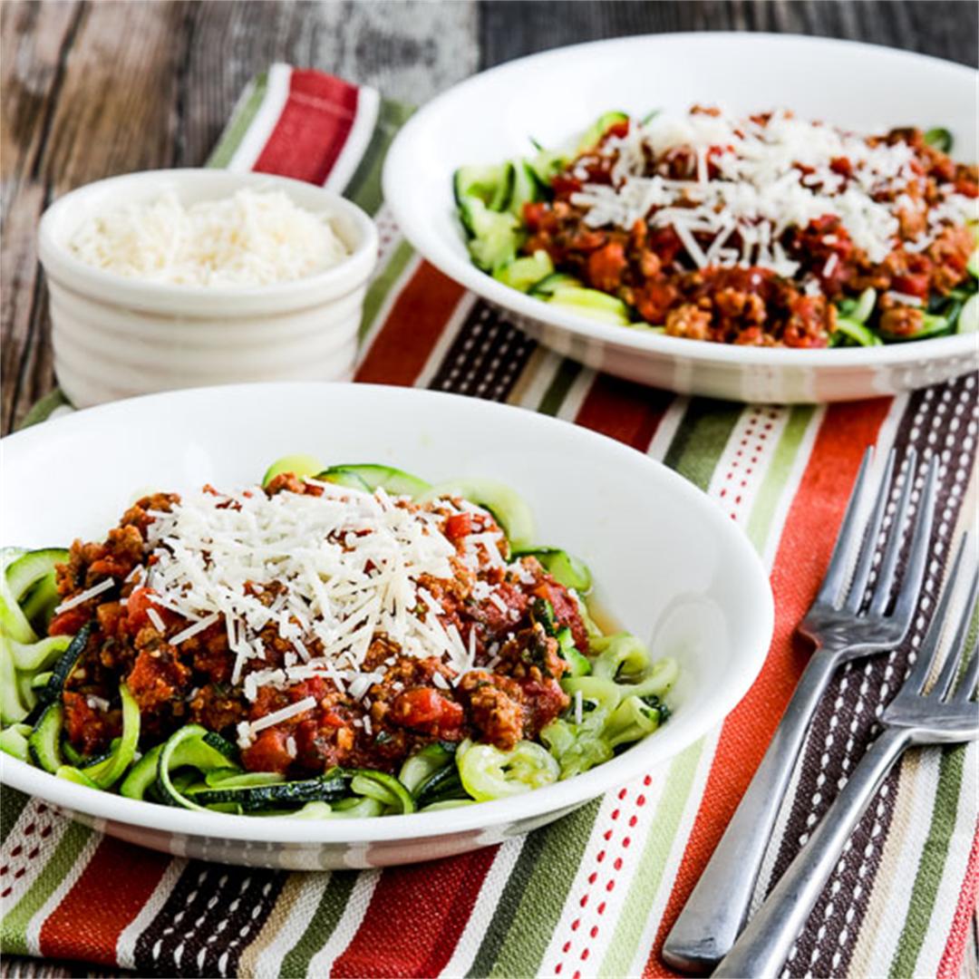 Instant Pot Pasta Sauce with Zoodles