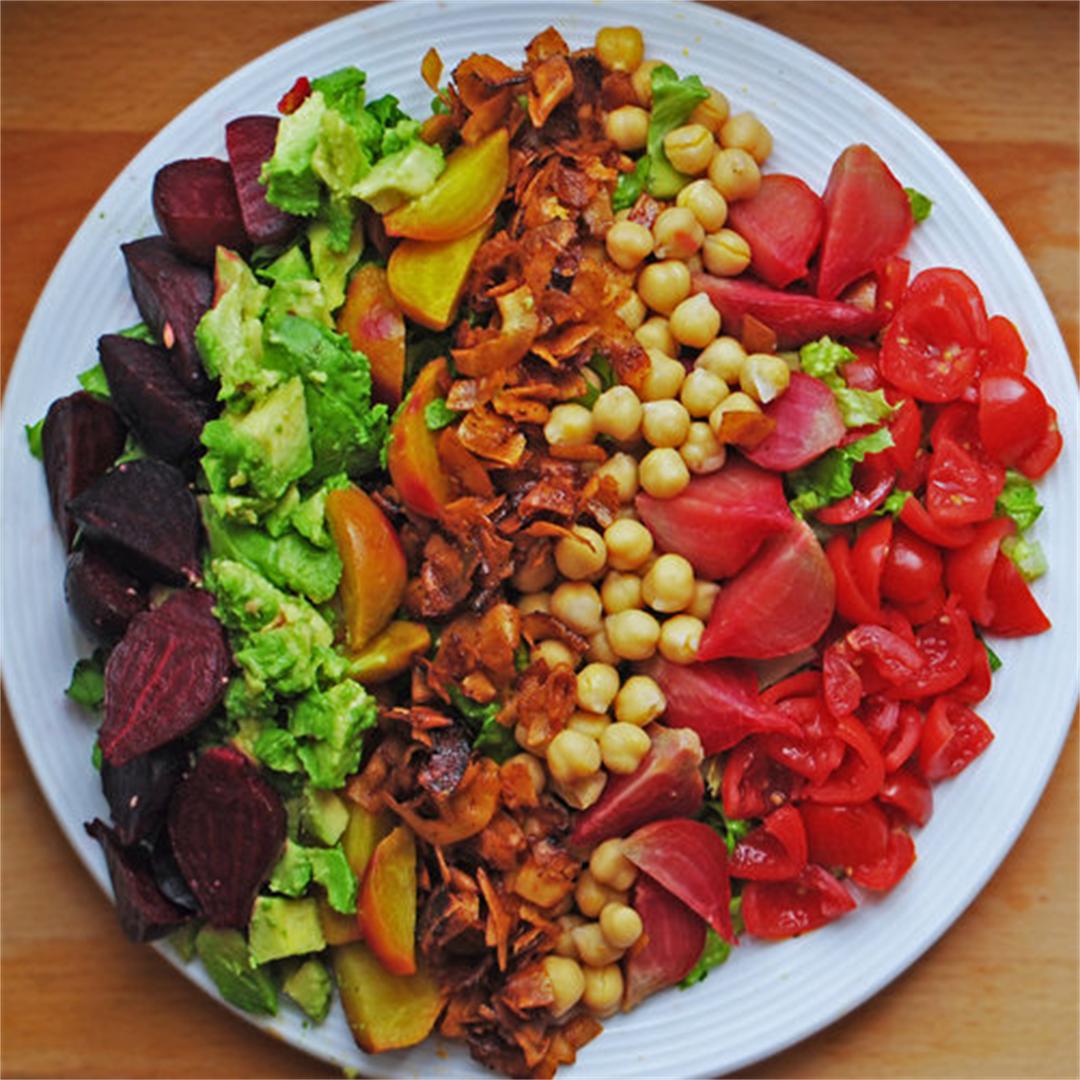 Vegan Rainbow Cobb Salad