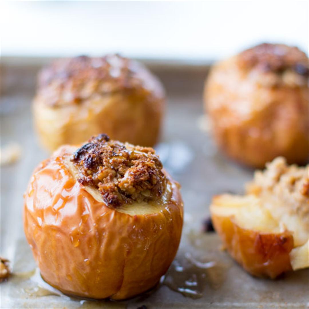 Healthy Baked Stuffed Apples