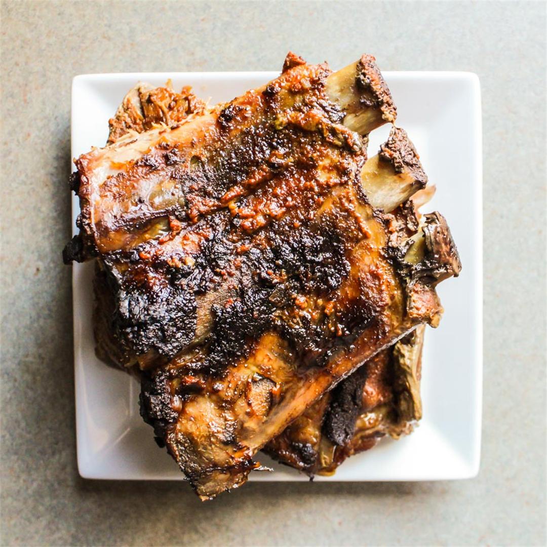 Slow Cooked Ribs with a Spice Rub