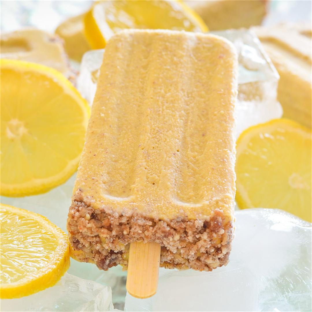 Creamy Lemon Cheesecake Pops