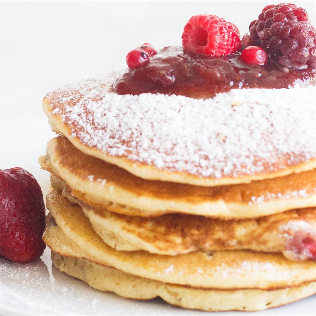 Good Morning Mixed Berries Pancakes