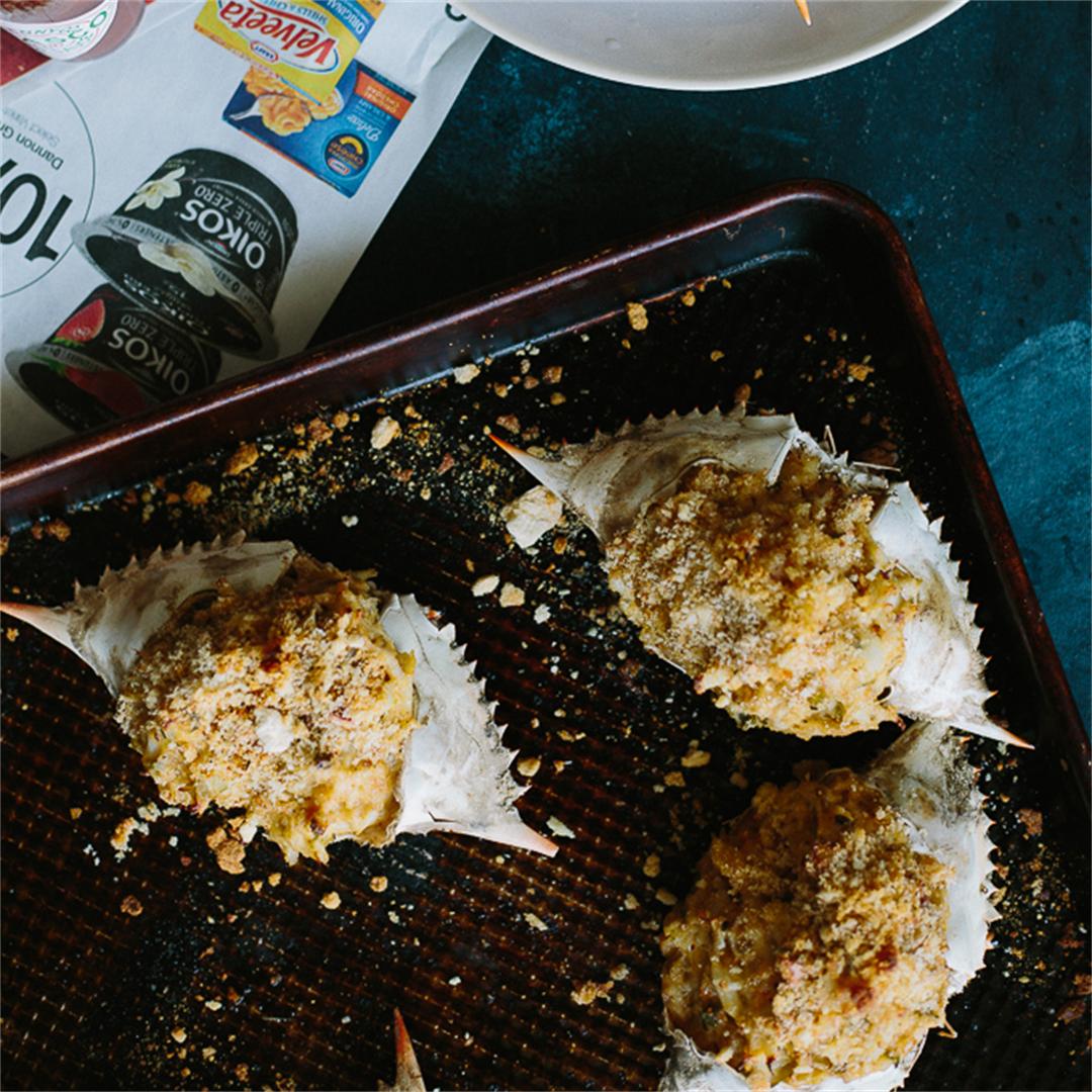 New Orleans Seafood Stuffed Crabs