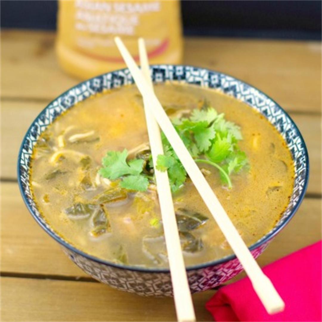 Gluten-free Asian Beef Noodle Soup