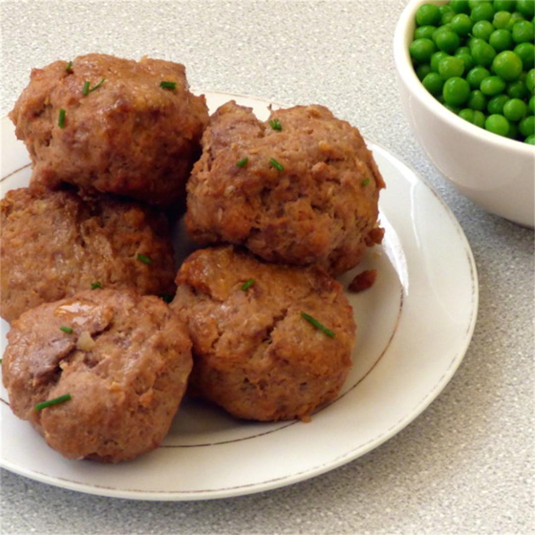 Beef and Cheddar Meatballs