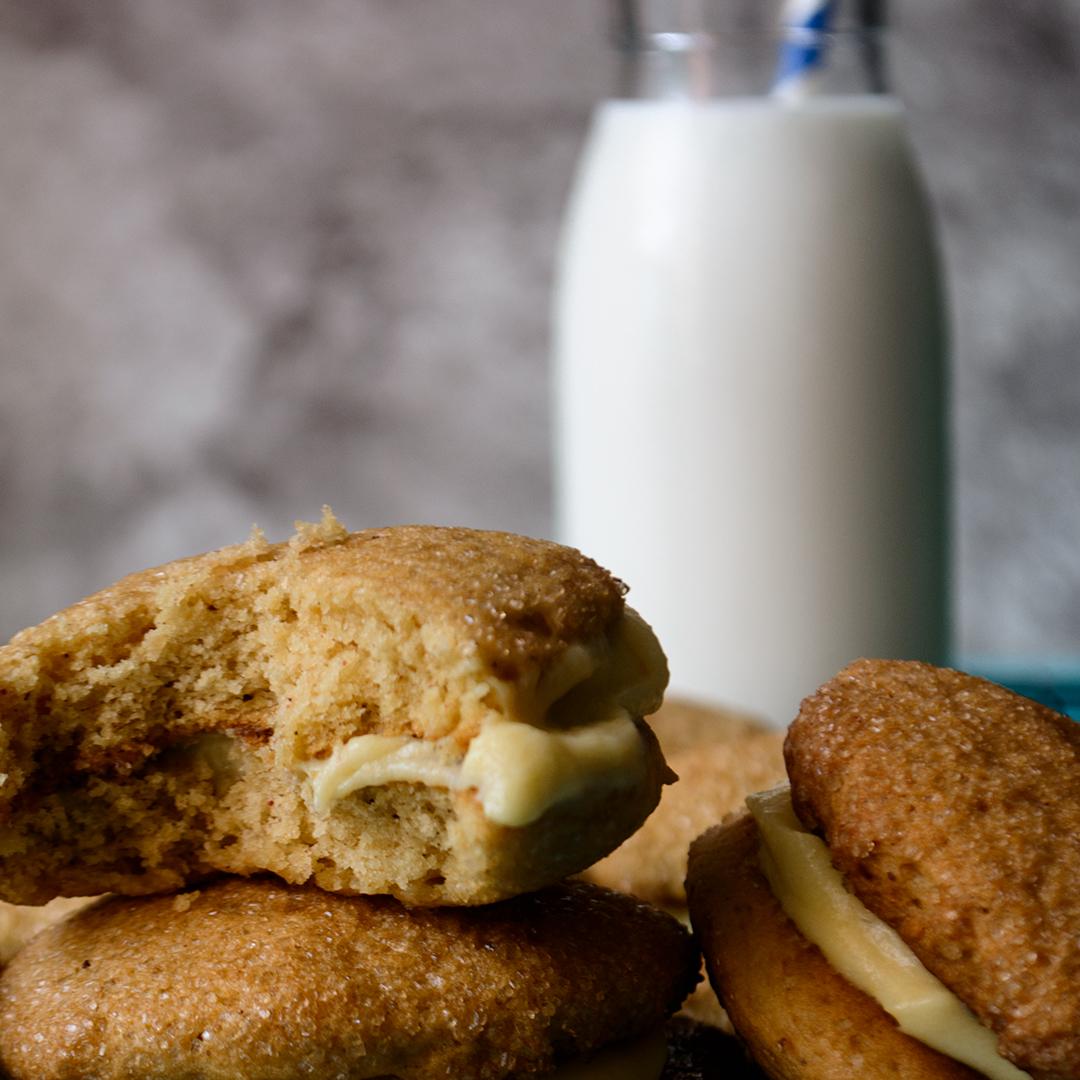 Soft Ackee Sandwich Cookies with Chai Spice