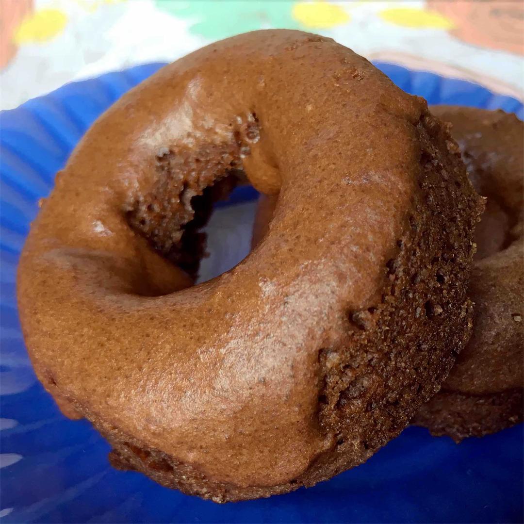 Low Carb Double Chocolate Donuts