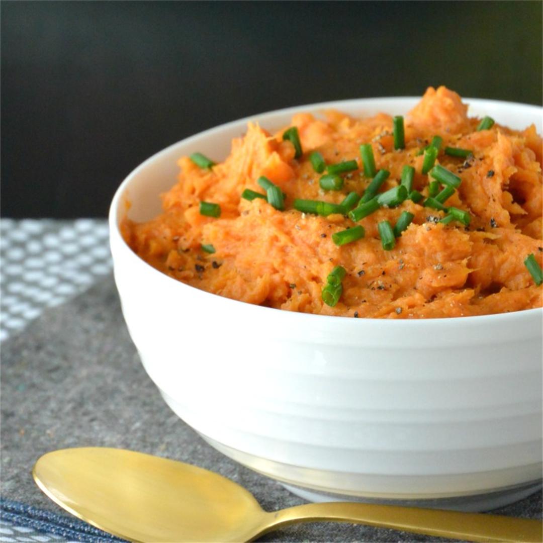 Mashed Sweet Potatoes with Coconut Milk