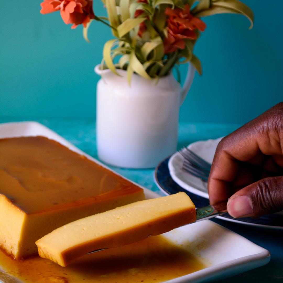 Two Distinctly Jamaican Ingredients for a unique Flan