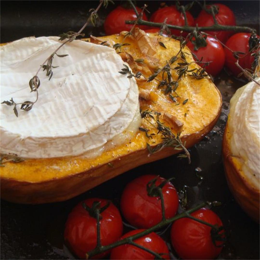 Roasted Butternut Squash with Camembert