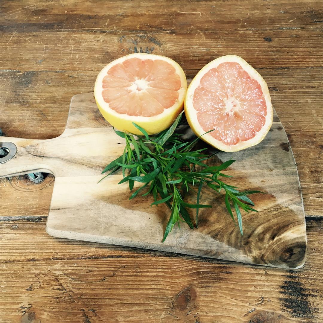 Pink Grapefruit and Tarragon Infused Gin