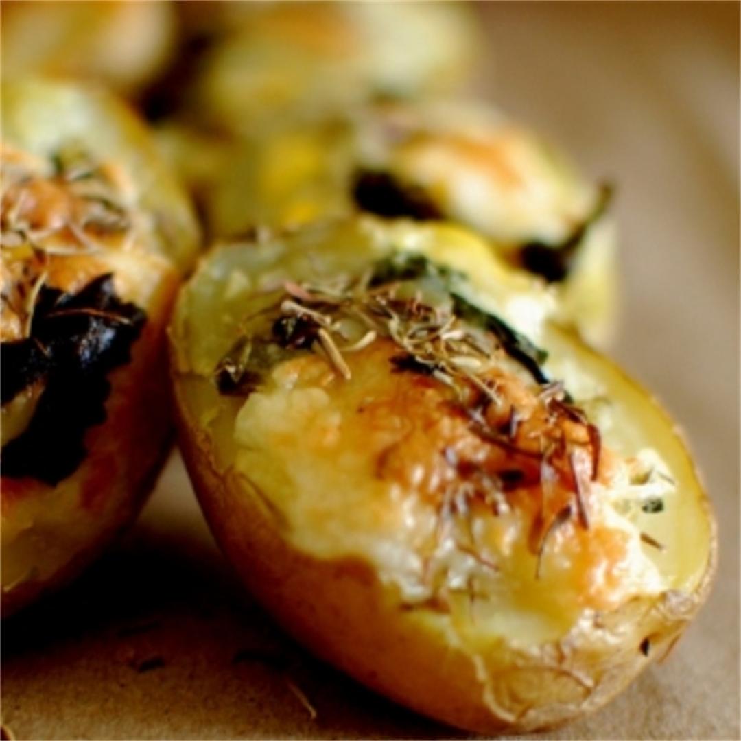 Oil free Baked Potatoes