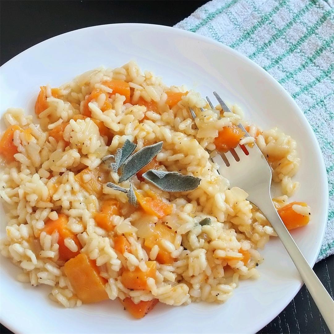 Pumpkin Risotto with Sage