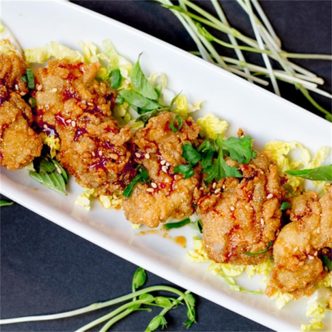 Asian Sesame Fried Oysters