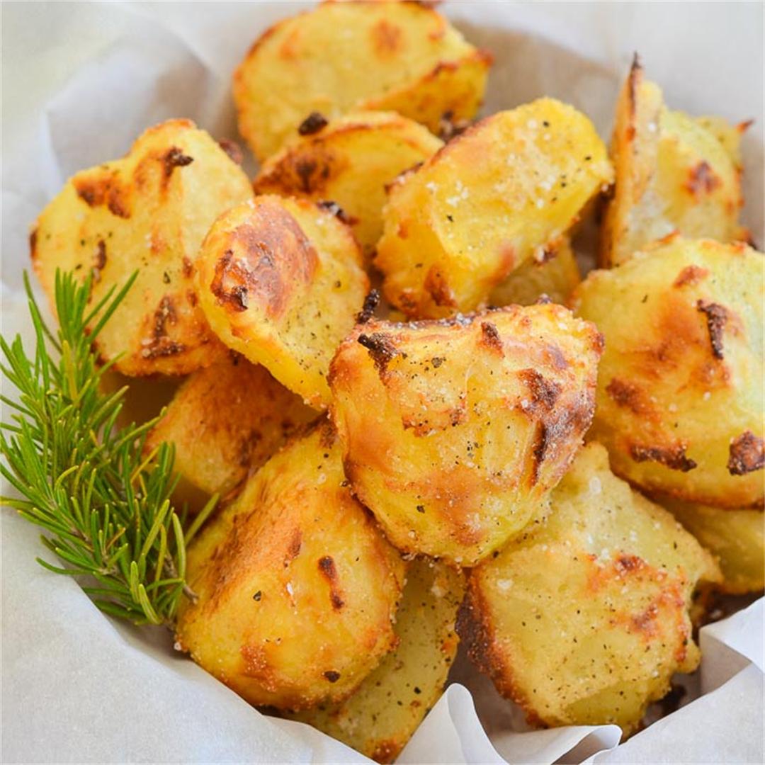 Healthy No Oil Roasted Potatoes