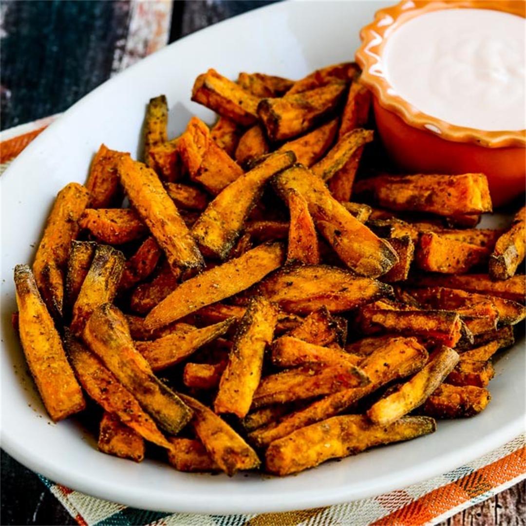Air Fryer Spicy Sweet Potato Fries