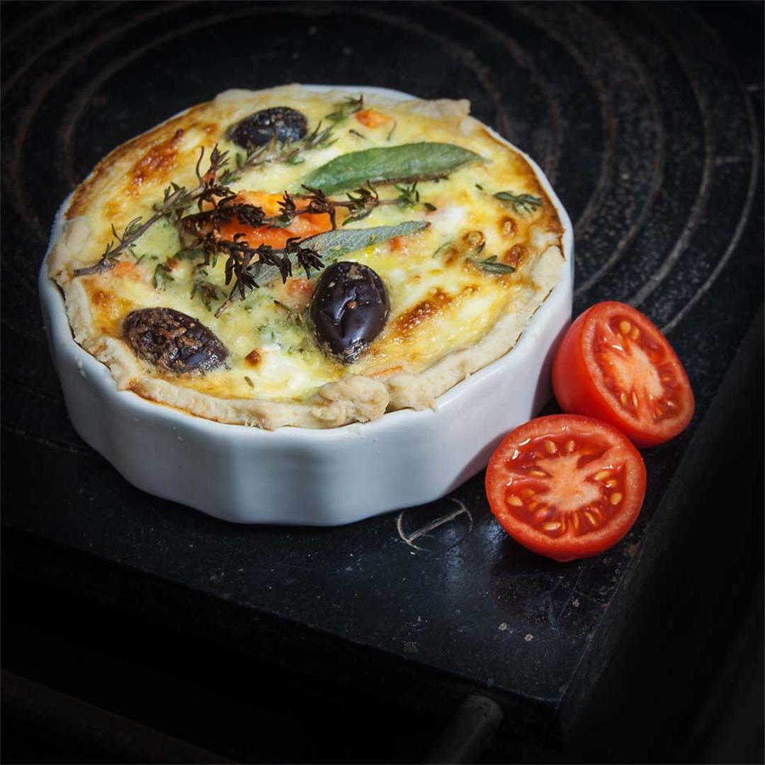 Reduce-food-waste Quiche with anything
