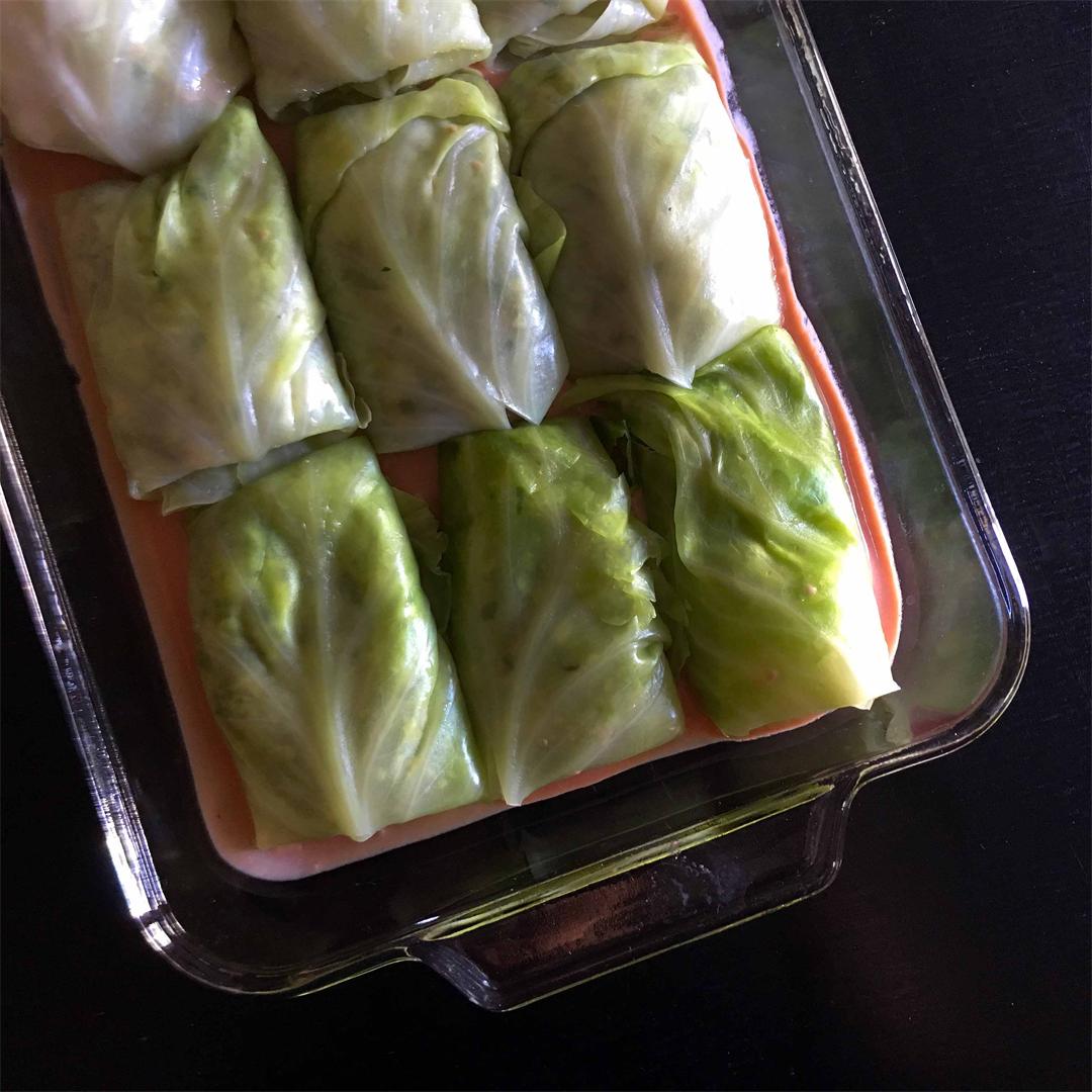 Low Carb Stuffed Cabbage Rolls