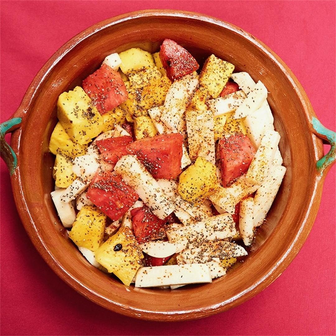 Spicy Mexican Fruit Salad with Chia