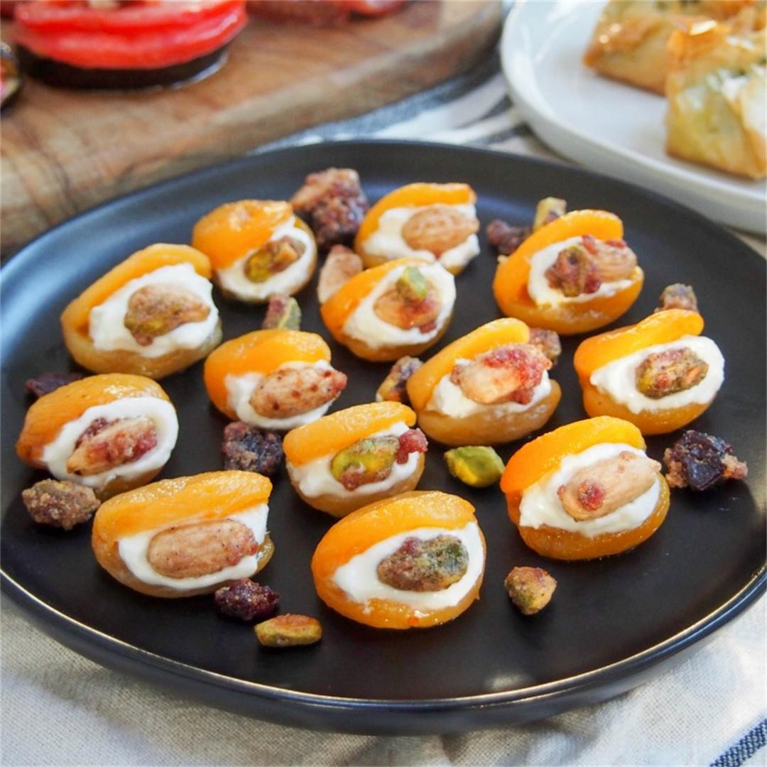 Turkish-style stuffed apricots